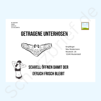 Scherzbrief - "Getragene Unterhosen" Eine...