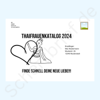 Scherzbrief - "Thaifrauenkatalog" Eine...